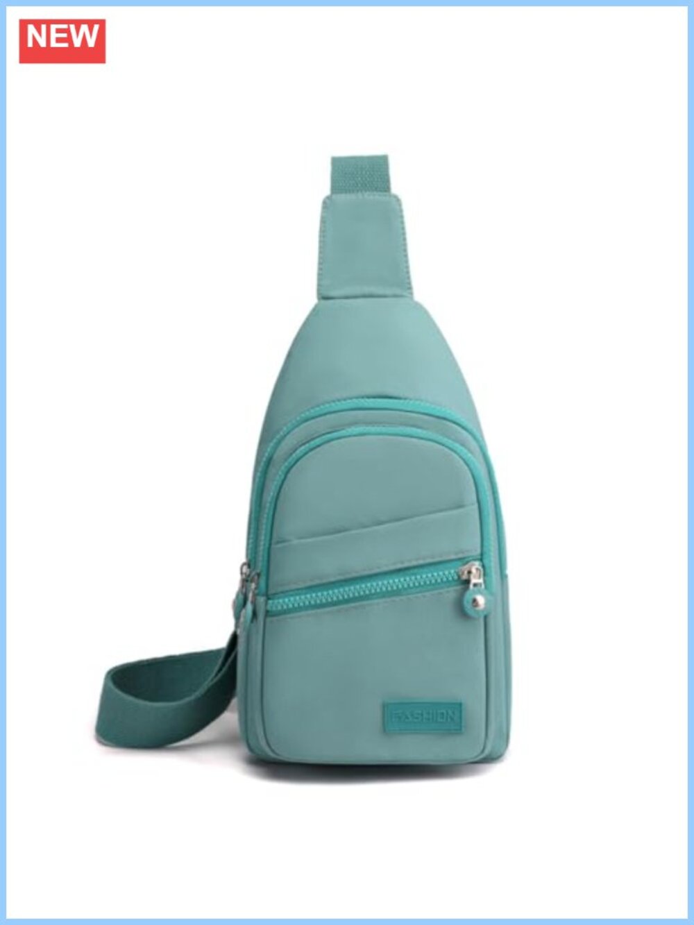 Nylon Sling Crossbody Bag Water Resistant Lightweight Adjustable for Travel